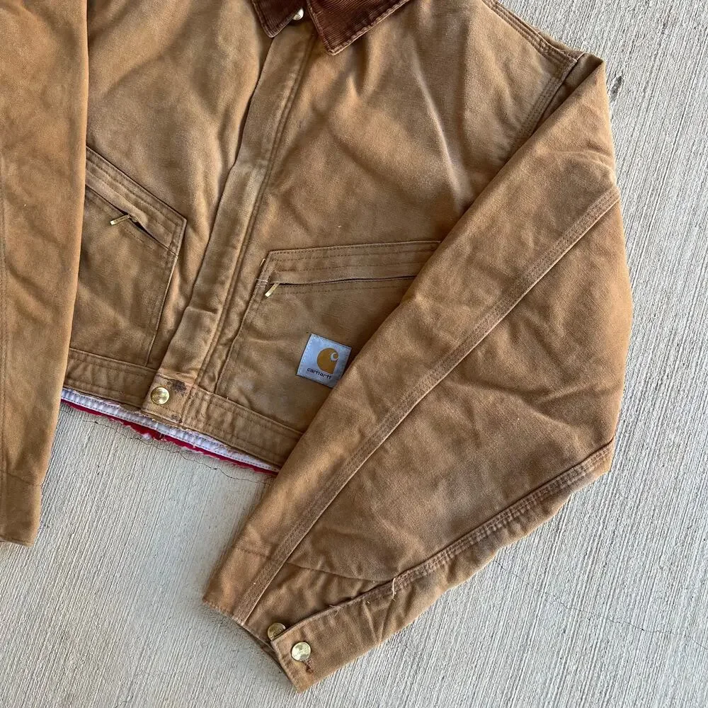 Carhartt brown cropped